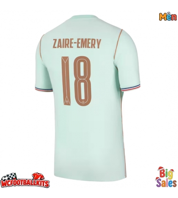 France Warren Zaire-Emery #18 Replica Away Stadium Shirt World Cup 2026 Short Sleeve